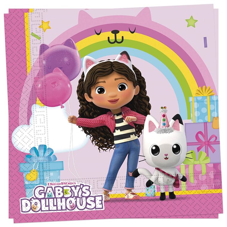 Product Image for Gabby's Dollhouse - Servetit 20 kpl