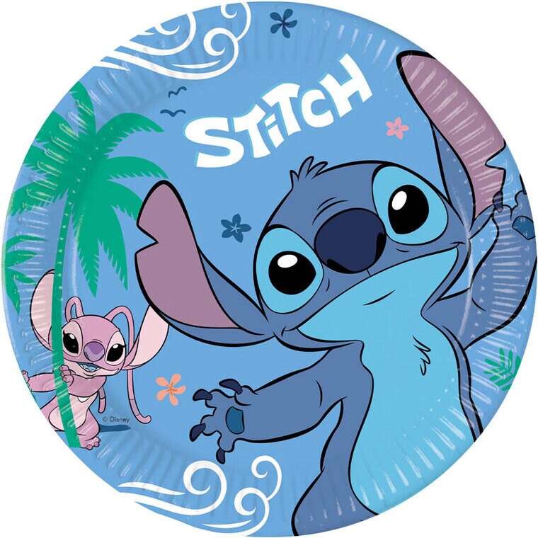 Product Image for Lilo & Stitch - Pahvilautaset 8 kpl (23 cm)