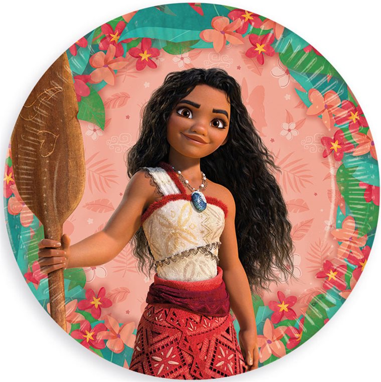 Product Image for Vaiana 2 - Pahvilautaset 8 kpl (23 cm)