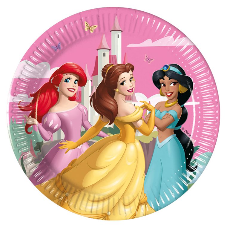 Product Image for Disney Prinsessat - Pahvilautaset 8 kpl (20 cm)