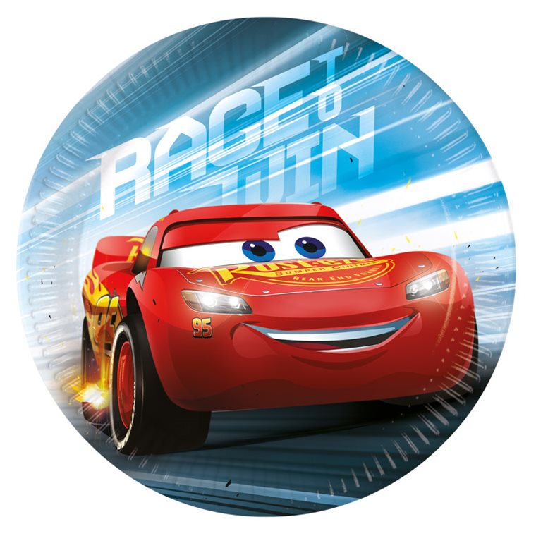 Product Image for Disney Autot - Pahvilautaset 8 kpl (20 cm)