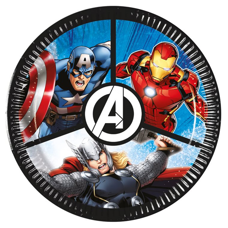 Product Image for Avengers - Pahvilautaset 8 kpl (20 cm)