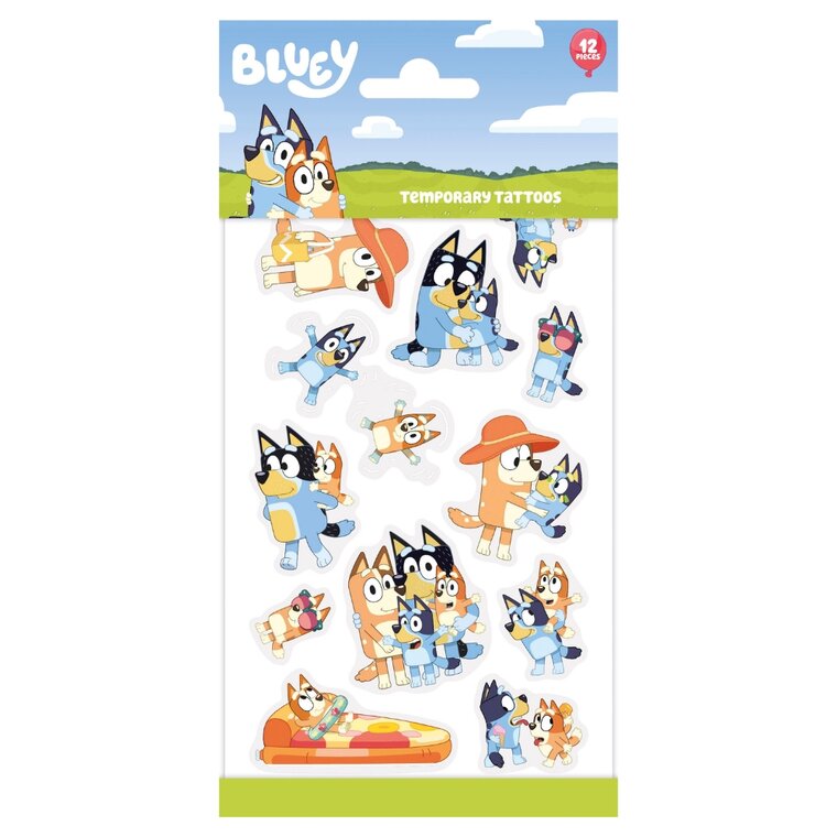 Product Image for Tatuoinnit - Bluey 12 kpl