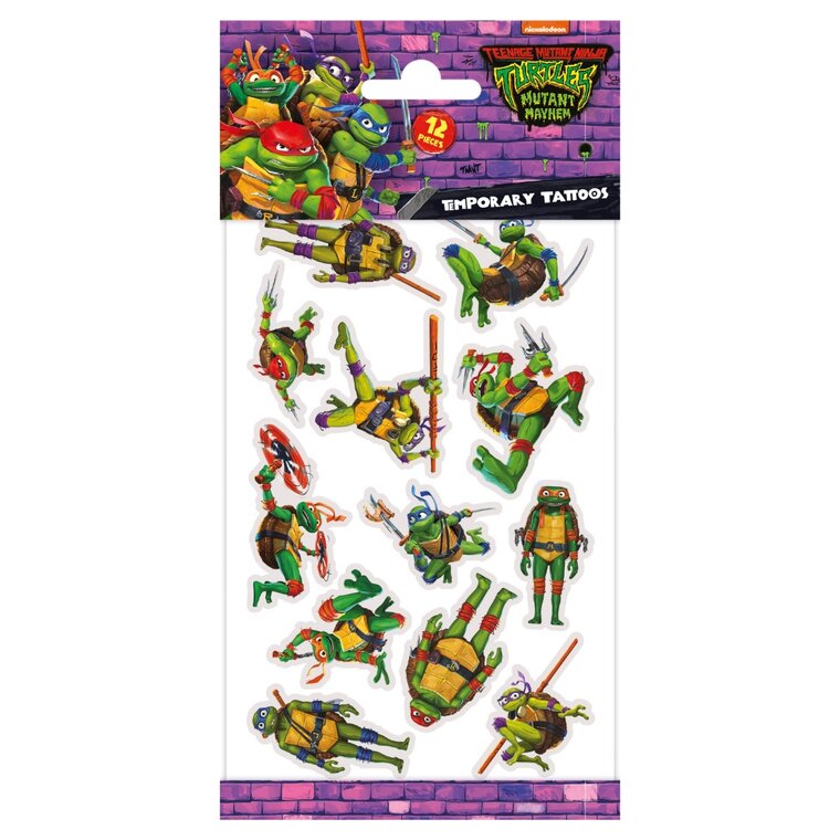 Product Image for Tatuoinnit - Ninja Turtles 12 kpl