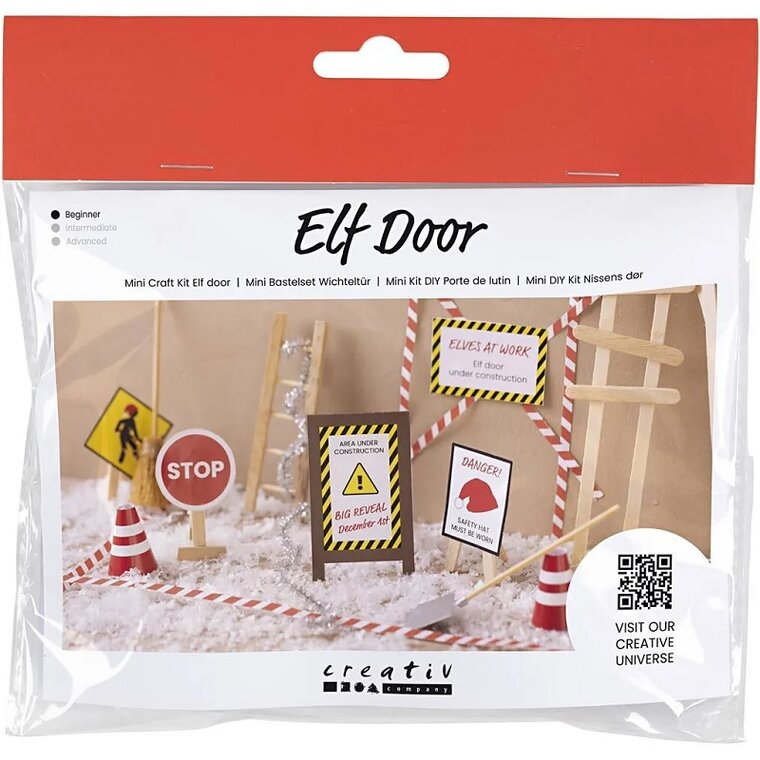 Product Image for Mini DIY askartelusetti tonttuoveen - Rakennustyö