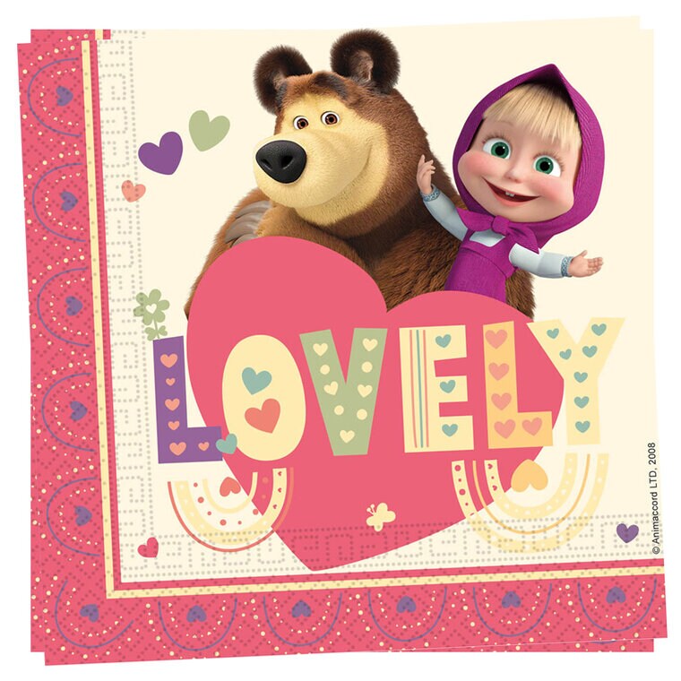 Product Image for Masha ja Karhu - Servetit 20 kpl