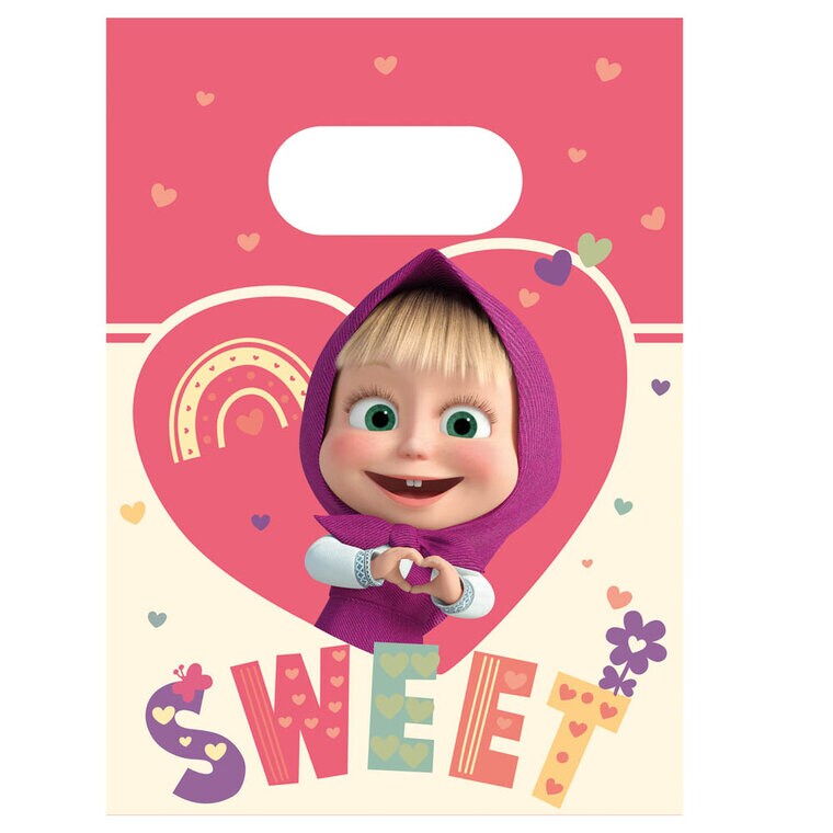 Product Image for Masha ja Karhu - Juhlapussit paperia 4 kpl