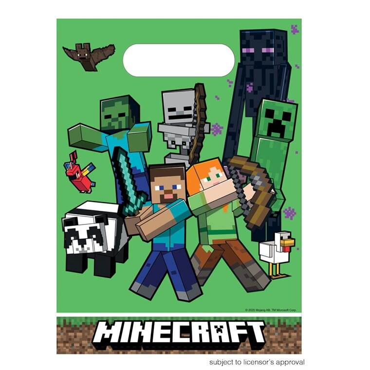 Product Image for Minecraft Juhlapussit 6 kpl