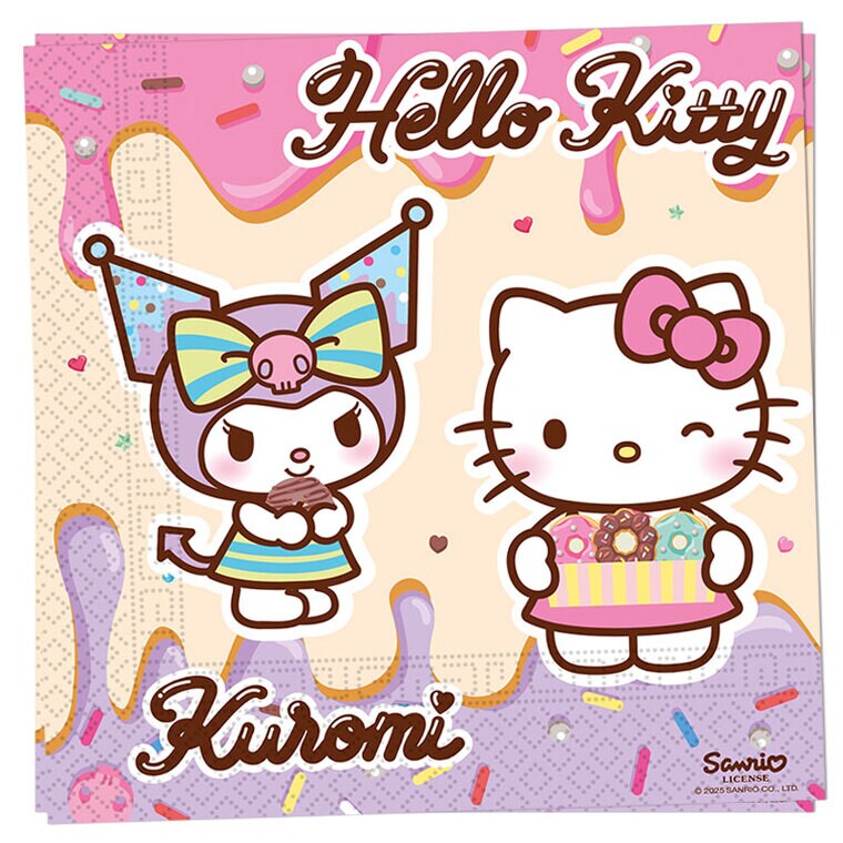 Product Image for Hello Kitty & Kuromi - Servetit 20 kpl
