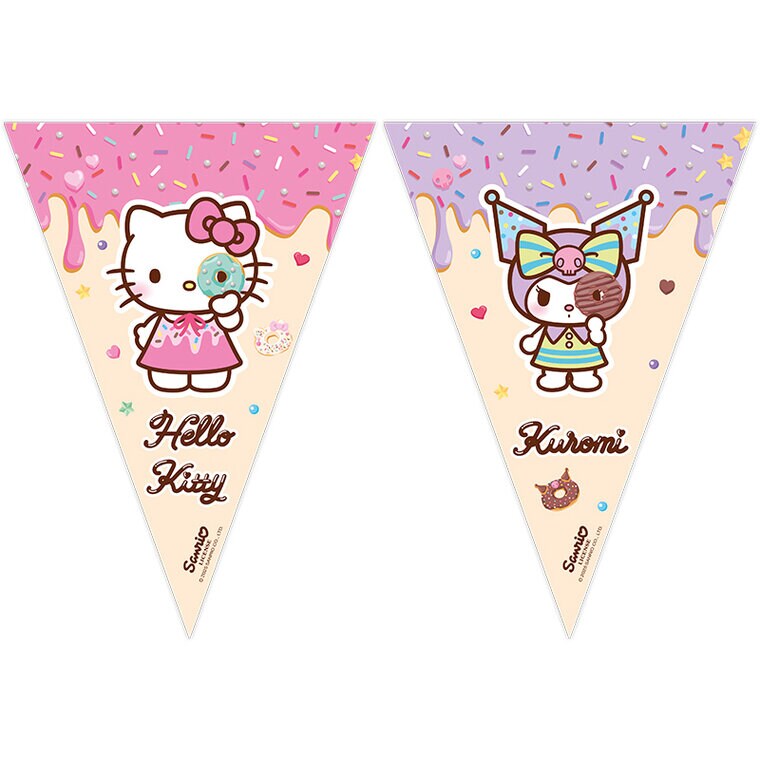 Product Image for Hello Kitty & Kuromi - Lippuviirinauha pahvista 230 cm