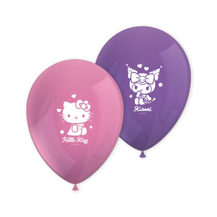 Product Image for Hello Kitty & Kuromi - Ilmapallot 8 kpl