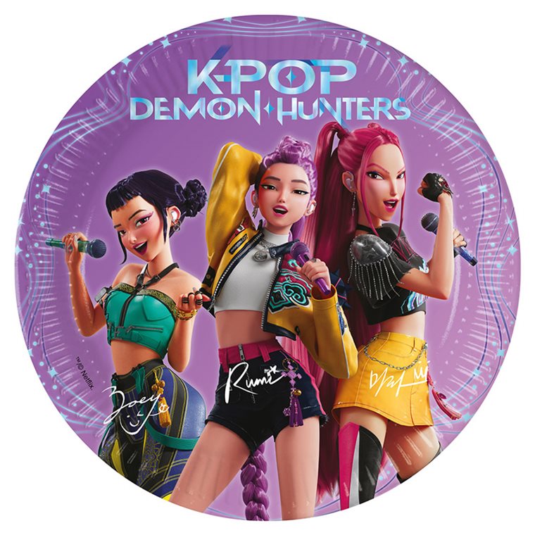 Product Image for K-Pop Demon Hunters lautaset 8 kpl (20 cm)