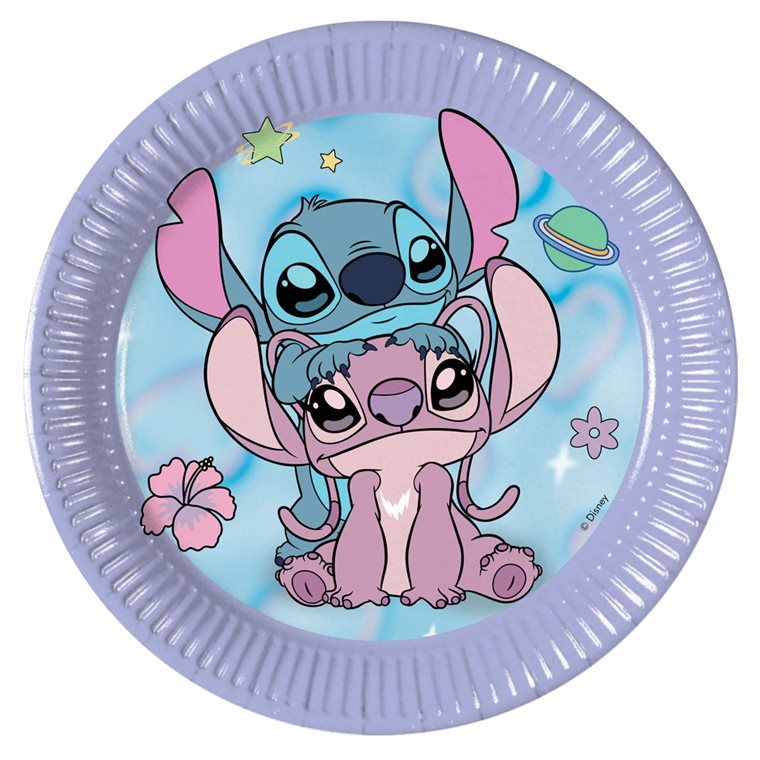 Product Image for Stitch & Angel Lautaset 8 kpl (20 cm)