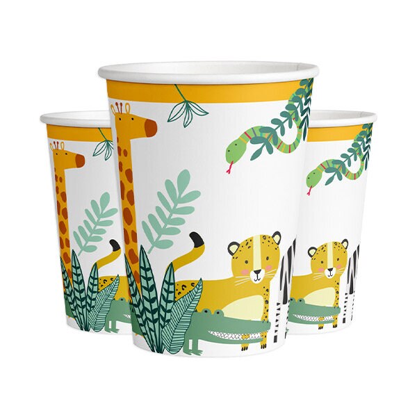 Product Image for Viidakon eläimet - Pahvimukit 8 kpl