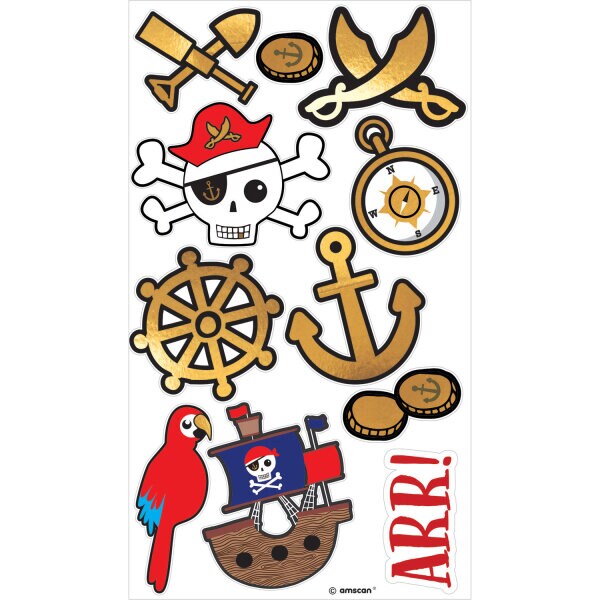 Product Image for Pirates Map - Lasten tatuoinnit 11 kpl