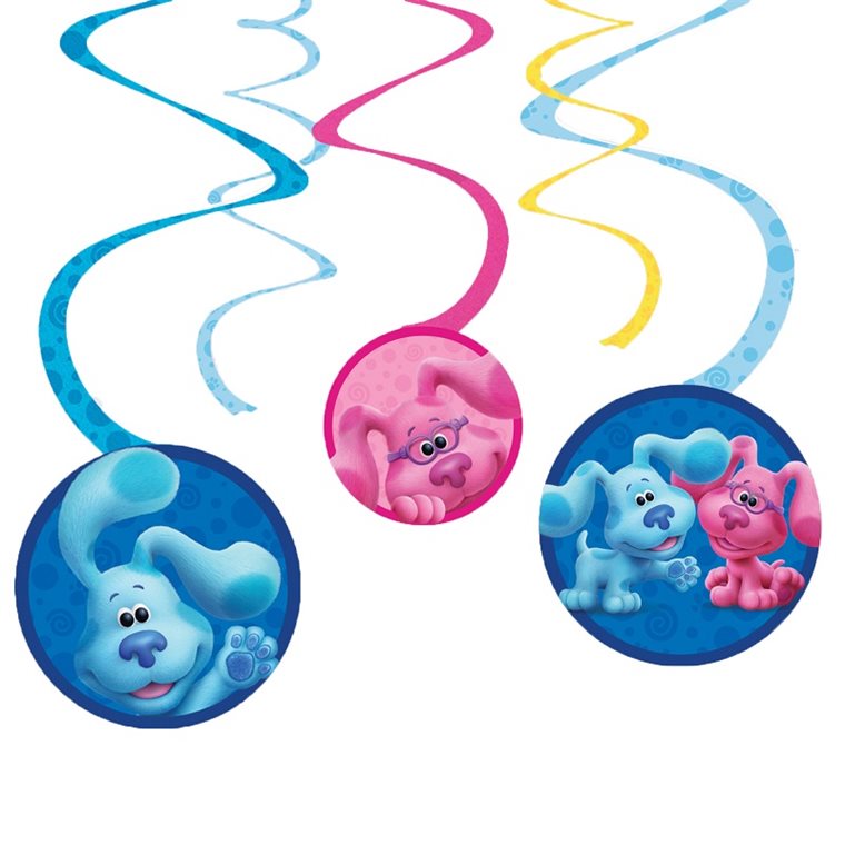 Product Image for Blues Clues - Riippuvat Swirl-koristeet 6 kpl
