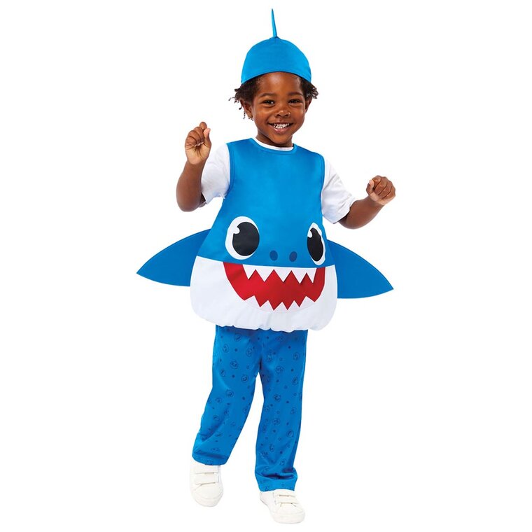 Product Image for Baby Shark Sininen Naamiaisasu Lapset 3-4 vuotta
