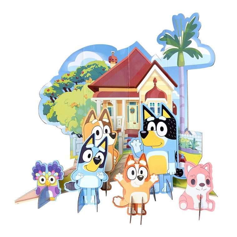 Product Image for Bluey - Pöytäkoristeet pahvista 7 kpl