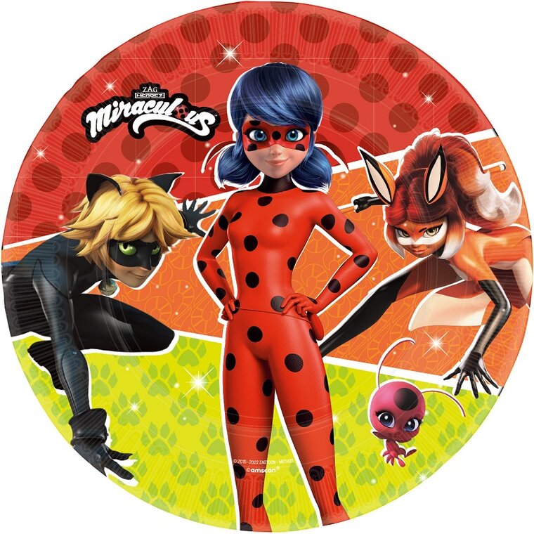 Product Image for Miraculous Ladybug - Lautaset 8 kpl