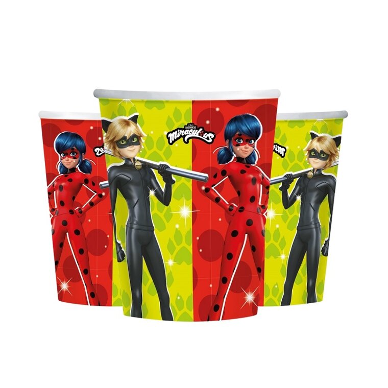 Product Image for Miraculous Ladybug - Pahvimukit 8 kpl