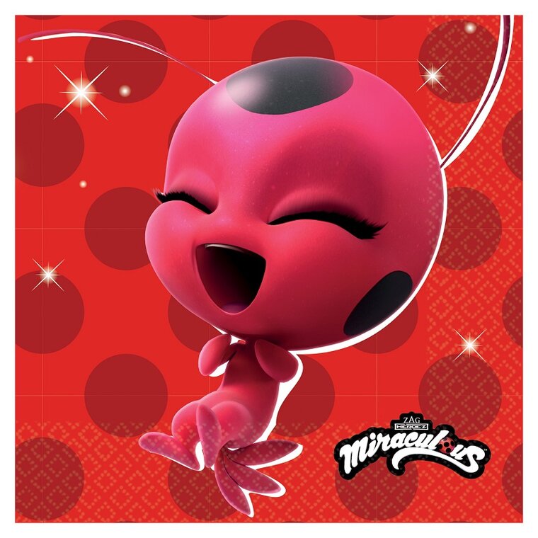 Product Image for Miraculous Ladybug - Servetit 16 kpl