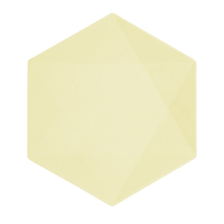 Product Image for Lautaset Decor Premium Hexagon 26 cm Keltainen 6 kpl