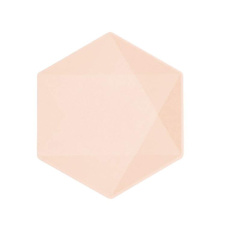 Product Image for Lautaset Decor Premium Hexagon 21 cm Aprikoosi 6 kpl