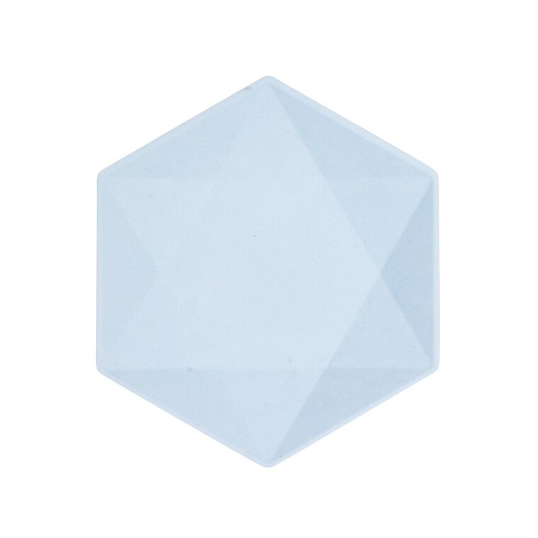 Product Image for Lautaset Decor Premium Hexagon 21 cm Sininen 6 kpl