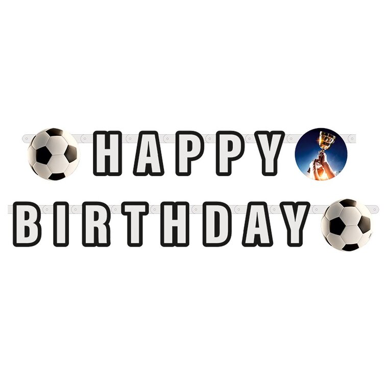 Product Image for Kick it! Jalkapallo - Viirinauha Happy Birthday 180 cm