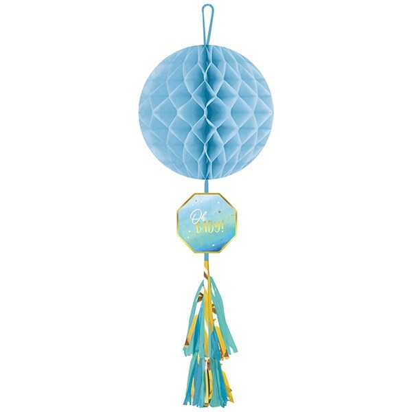Product Image for Oh Baby Blue, Honeycomb-koriste tupsuilla