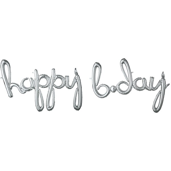 Product Image for Folioilmapallo, Happy Bday hopea