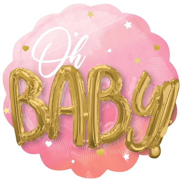 Product Image for Oh Baby Pink, Folioilmapallo Pyöreä