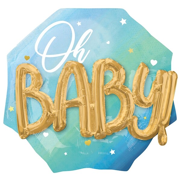 Product Image for Oh Baby Blue, Folioilmapallo Pyöreä