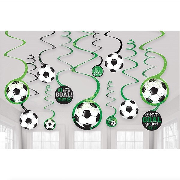 Product Image for Jalkapallo - Riippuvat Swirl-koristeet