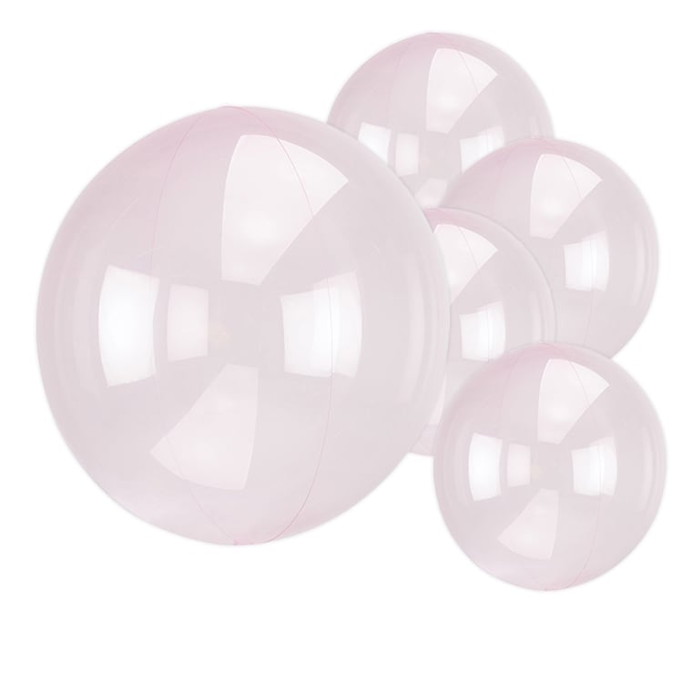Product Image for Clearz Crystal, Vaaleanpunainen ilmapallo 1 kpl