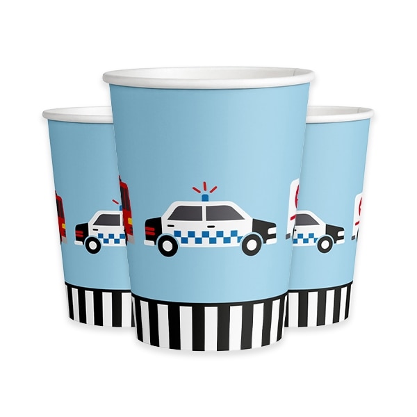 Product Image for Ajoneuvot - Pahvimukit 8 kpl