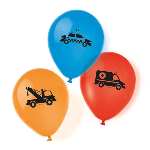 Product Image for Ajoneuvoteema - Ilmapallot 6 kpl