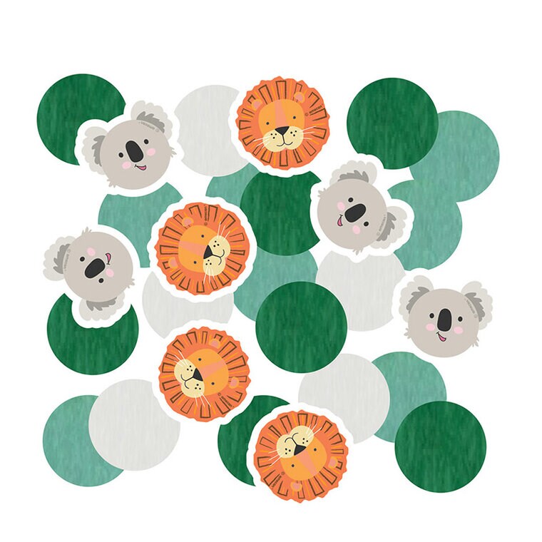 Product Image for Safarieläimet, Konfetti 14 grammaa
