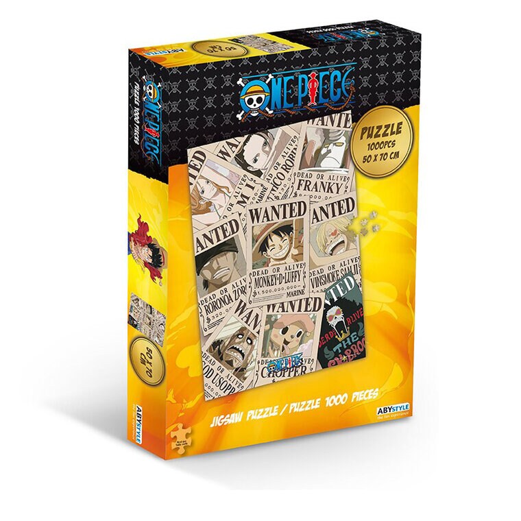 Product Image for One Piece, Palapeli Wanted Posters 1000 palaa