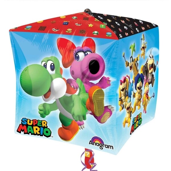 Product Image for Super Mario - Kuutionmuotoinen folioilmapallo