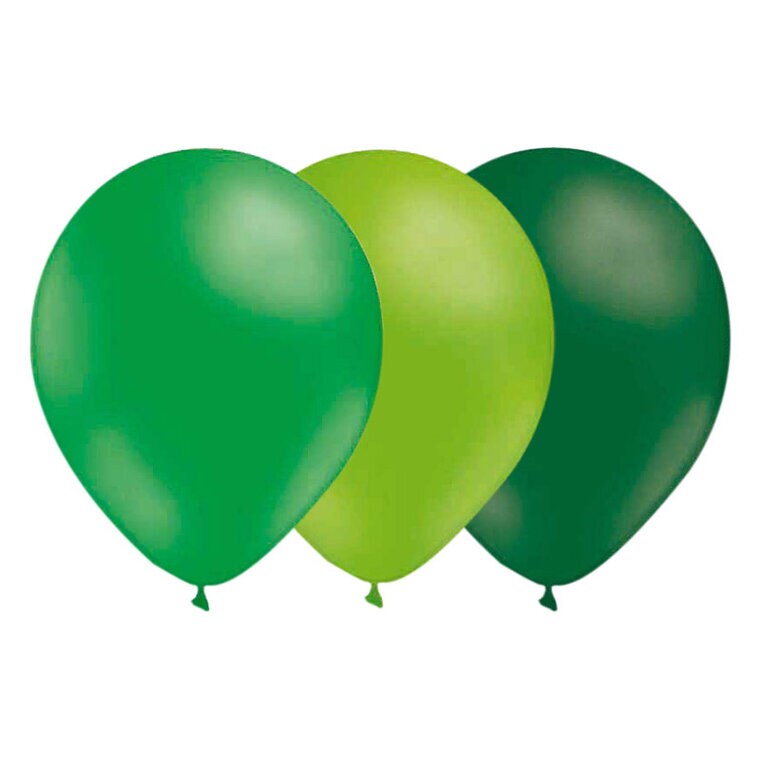 Product Image for Ilmapallosetti, Vihreä-Limenvihreä-Tummanvihreä 15 kpl