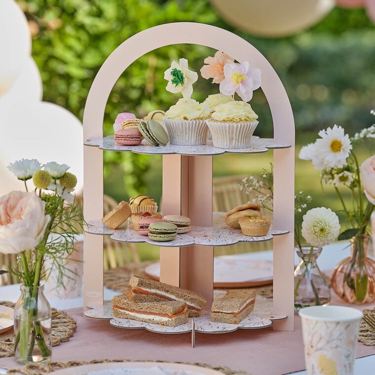 Product Image for Pink Floral - Afternoon Tea Herkkuteline
