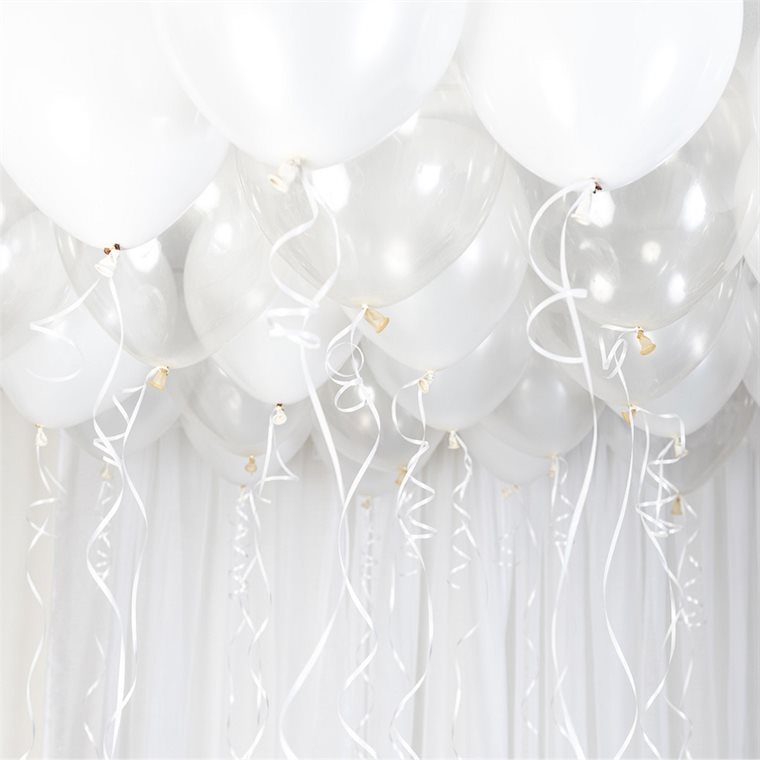 Product Image for Ilmapallosetti kattoon - Valkoinen