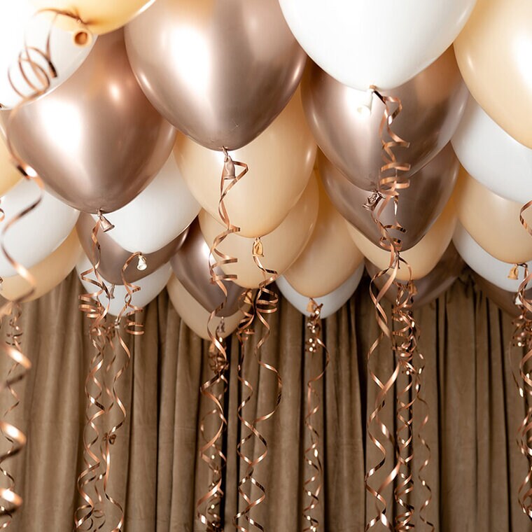 Product Image for Ilmapallosetti kattoon - Aprikoosi