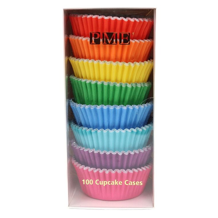 Product Image for PME - Muffinssivuoat sateenkaaren väreissä 100 kpl