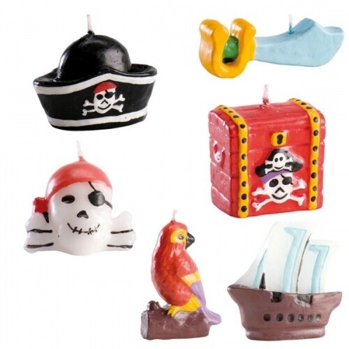 Product Image for Kakkukynttilät Merirosvot 6 kpl