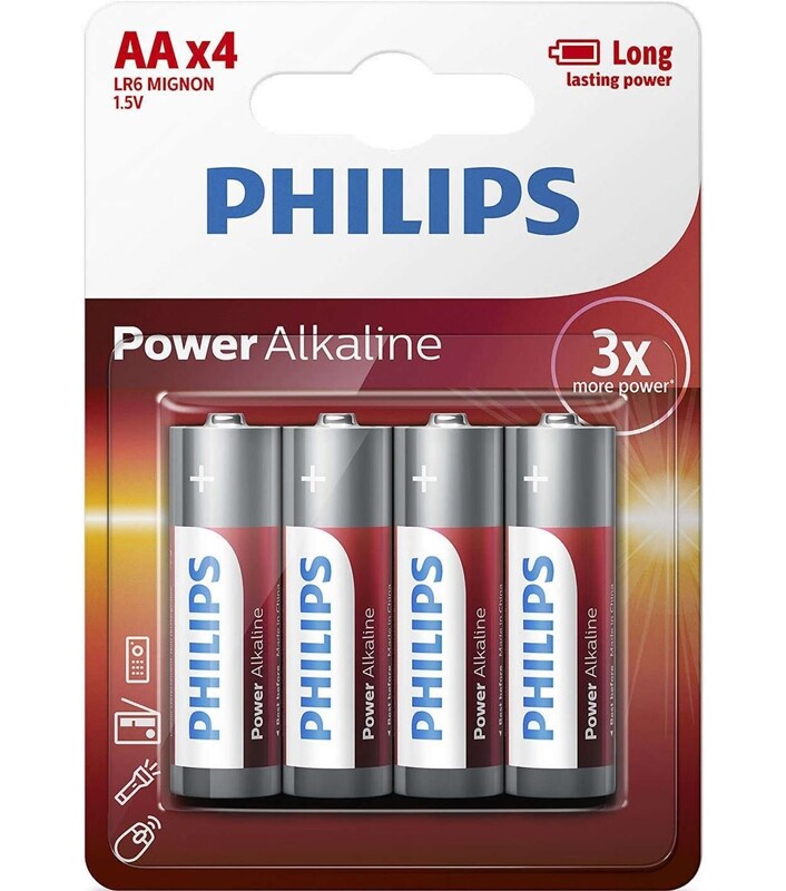 Product Image for Philips Patterit AA 4 kpl
