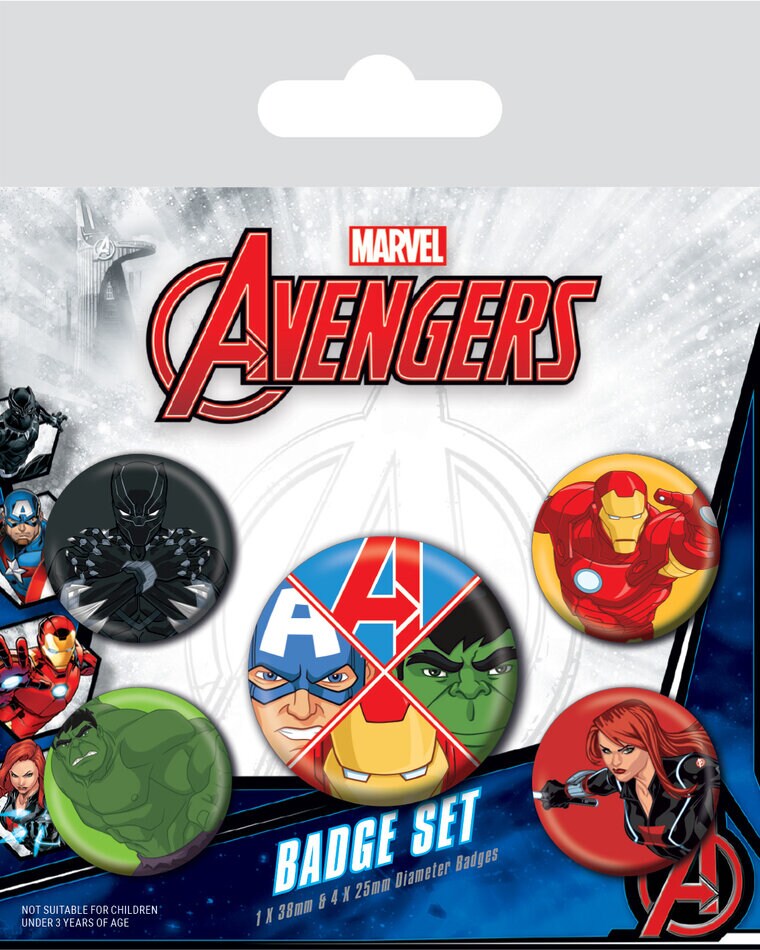 Product Image for Avengers - Rintamerkit 5 kpl