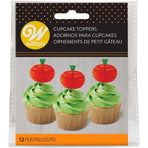 Product Image for Wilton Hunajakenno Kurpitsa Kakkukoristeet 12 kpl