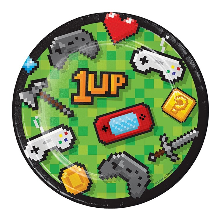 Product Image for Gaming Party - Lautaset 18 cm 8 kpl